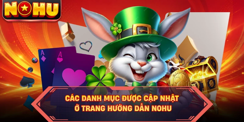 Các danh mục được cập nhật ở trang hướng dẫn NOHU